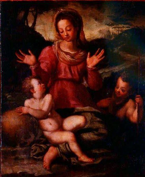 Andrea del Sarto Madonna and Child with St oil painting picture